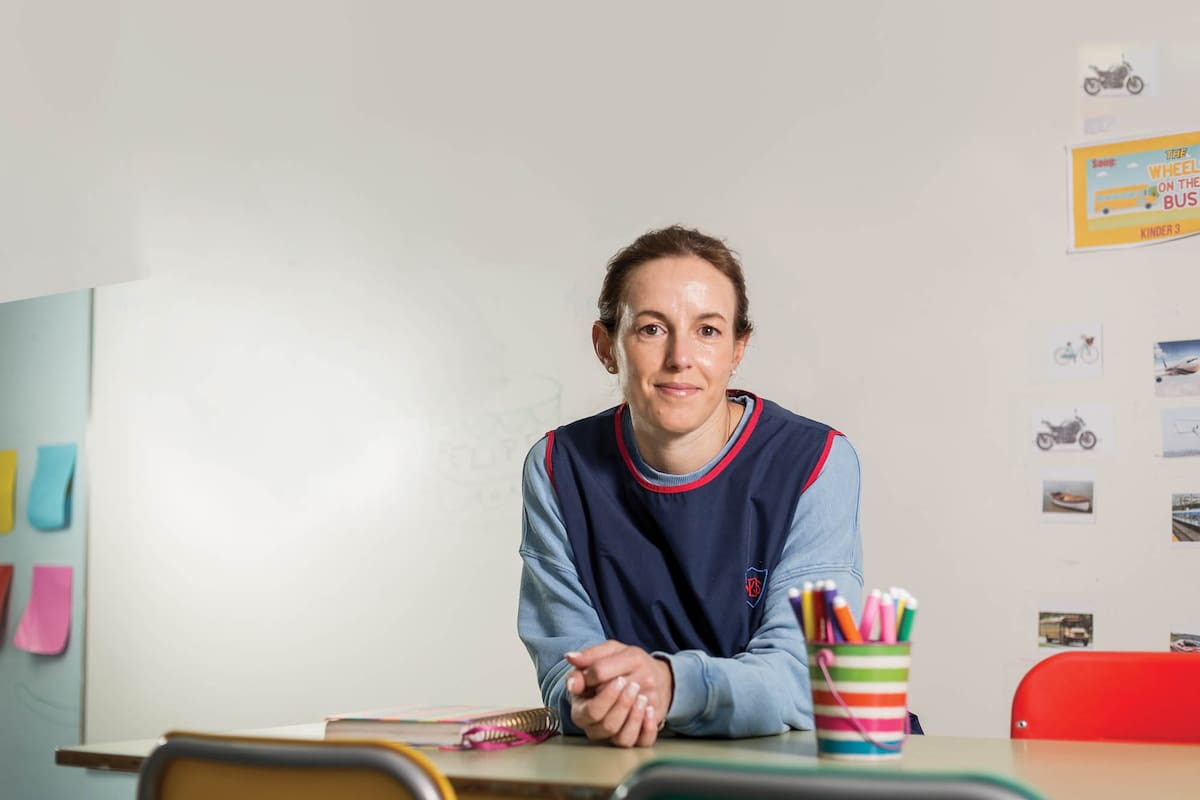 Anabella Pentimalli (37). Profesora de nivel inicial y de Educación Física.