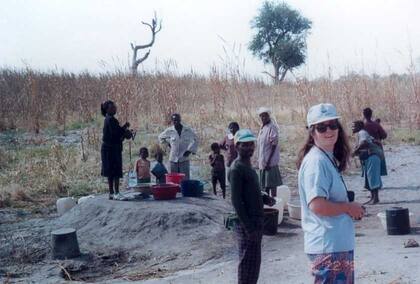 Analía en Angola