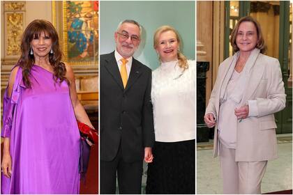 Anamá Ferreira, Julio Glinternick Bitelli, Lizy Mahlmann Bitelli y Teresa Bulgheroni