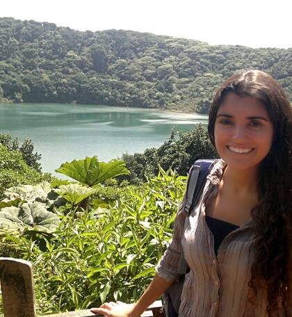 Ananda Rosso, cordobesa, de 31 años, tiene muchos pasatiempos, pero el principal es viajar por el mundo