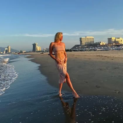 Anastasia cuenta que las playas son "inmaculadas" y en su mayoría estaban desiertas