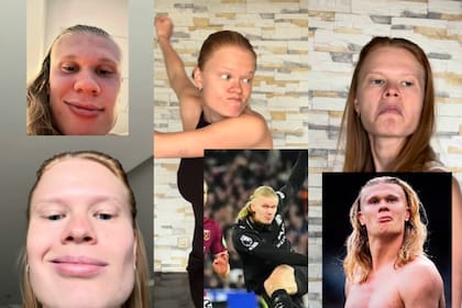 Anastasia Kostromitina, una influencer rusa, sorprendió con su parecido con Haaland (Foto: Instagram)