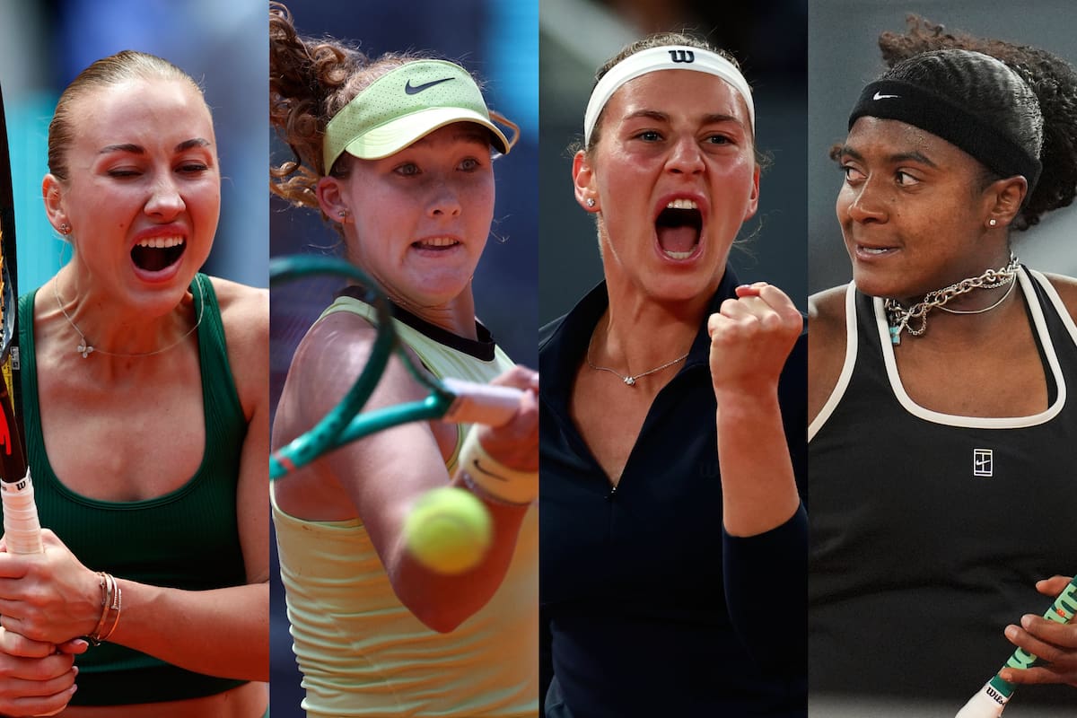 Anastasia Potapova, Mirra Andreeva, Marta Kostyuk y Hailey Baptiste, las cuatro semifinalistas del Madrid Open 2026