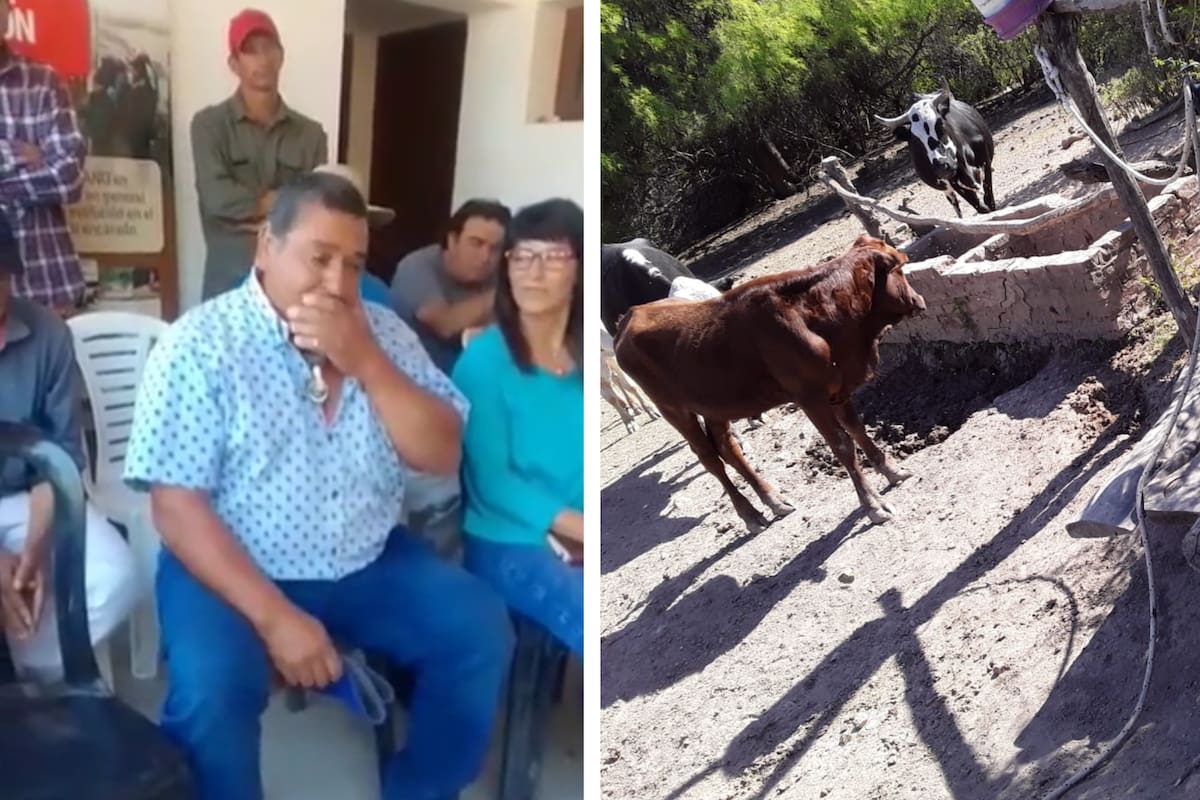 Anastasio "Gringo" Nievas se quebró frente a Jorge Capitanich porque hacía cuatro días sus vacas no tomaban agua