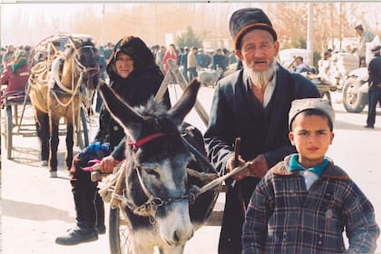 Ancianos de la minoría uigur