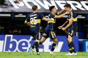 Ander Herrera anotó su primer gol con la camiseta de Boca ante Barcelona de Ecuador