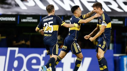 Ander Herrera anotó su primer gol con la camiseta de Boca ante Barcelona de Ecuador