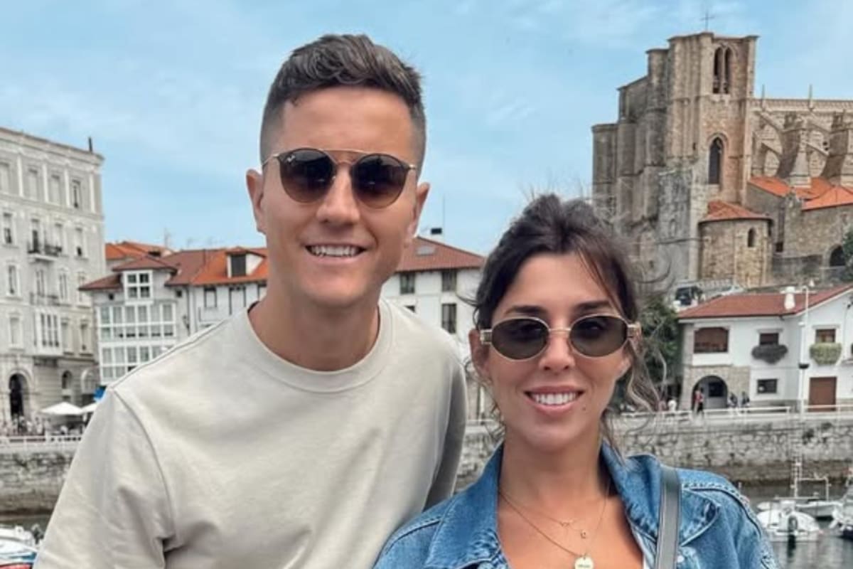 Ander Herrera firmó con Boca y se instaló en la Argentina con su mujer Isabel Collado y sus hijas (Foto: Instagram @isabelcollado)