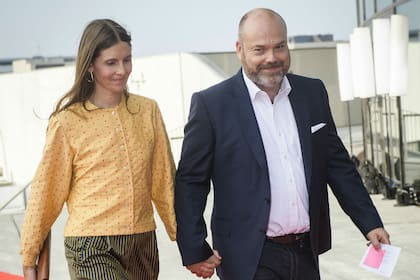 Anders Povlsen y su mujer Anne, en una foto de de 2018 cuando asistieron al cumpleaños de Frederik, el príncipe heredero del trono danés