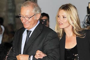 Andic junto a la modelo Kate Moss, quien fue rostro de Mango