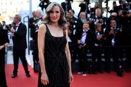 Andie MacDowell tampoco quiso perderse el estreno de la nueva película de Ken Loach