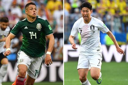"Chicharito" Hernández y Son Heung-min son las esperanzas de sus selecciones