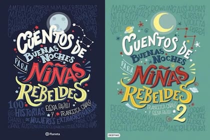 "Cuentos de buenas noches para niñas rebeldes" de Elena Favilli y Francesca Cavallo