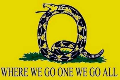 "Donde va uno vamos todos" es una de las consignas asociadas a QAnon.