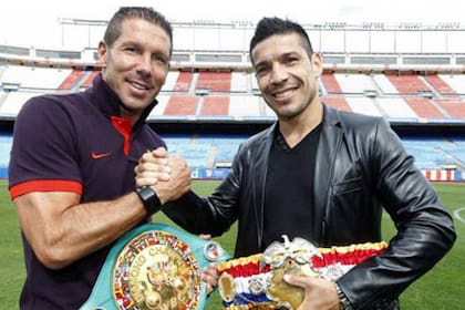 "El Cholo es un genio loco", dice el boxeador sobre el entrenador de Atlético Madrid