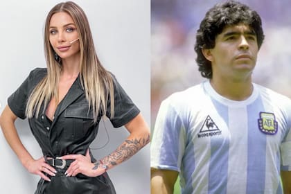 "El mundo está de duelo", escribió Romina Malaspina al despedir a Maradona