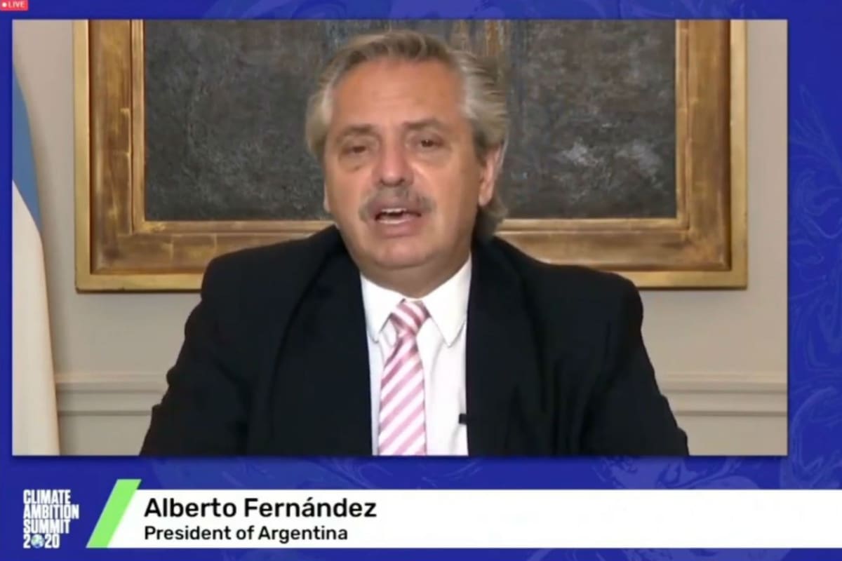 "El planeta nos dice basta", sostuvo el presidente de la Nación