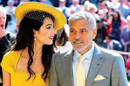 "Ella es la estrella de la familia", dice sobre su mujer, Amal Alamuddin, abogada británica de ascendencia libanesa especializada en DD.HH.