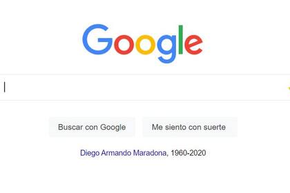 "Este es nuestro pequeño homenaje para #Maradona, el astro argentino, leyenda del deporte e ídolo de multitudes", expresó la compañía en su cuenta de Twitter
