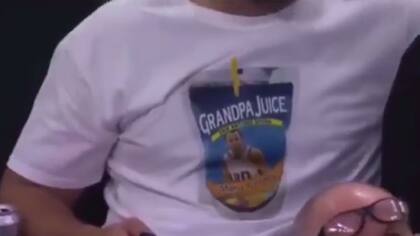 "Grandpa Juice", la remera con la cara de Manu