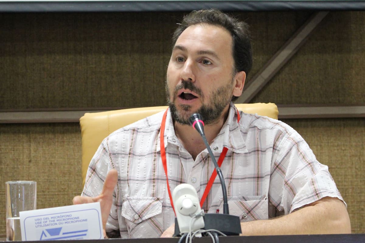 "Hoy no hay soberanía alimentaria porque la tierra, la agroindustria y el comercio están fuertemente concentrados", dijo Diego Montón