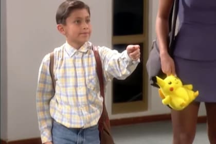 "Jimmy", el hijo de Aura María, solo apareció en una escena de "Betty, la fea", pero su participación fue muy recordada (Canal RCN)