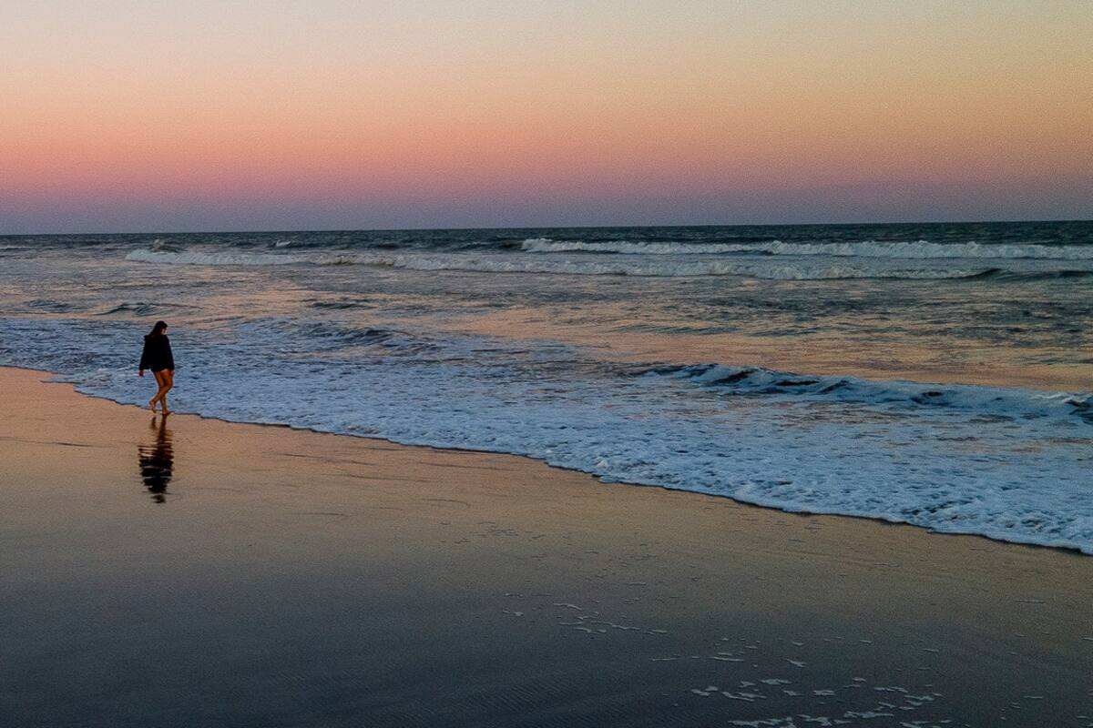 "La Frontera", una playa de Pinamar ideal para un verano con distanciamiento social.
