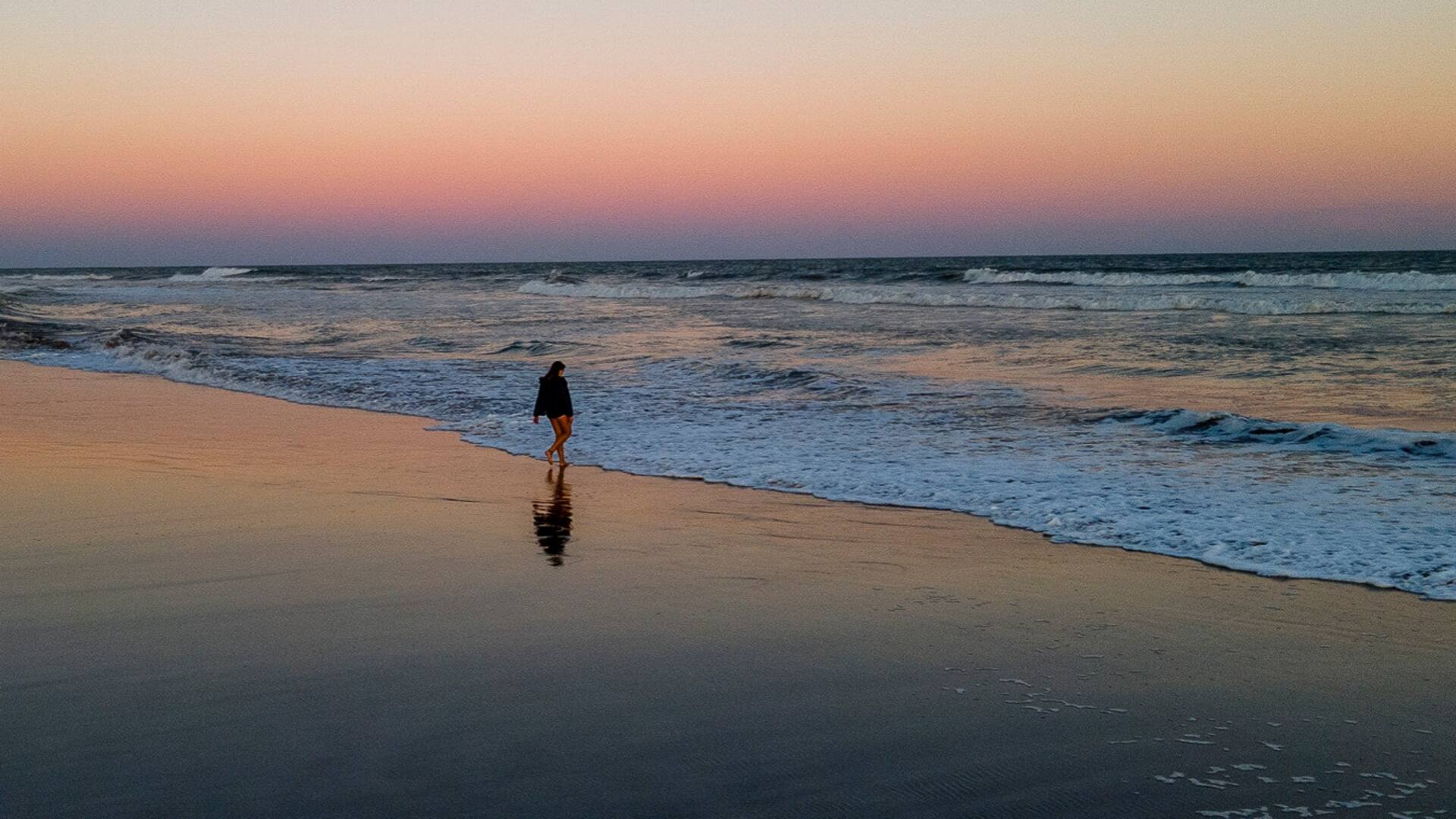 "La Frontera", una playa de Pinamar ideal para un verano con distanciamiento social.