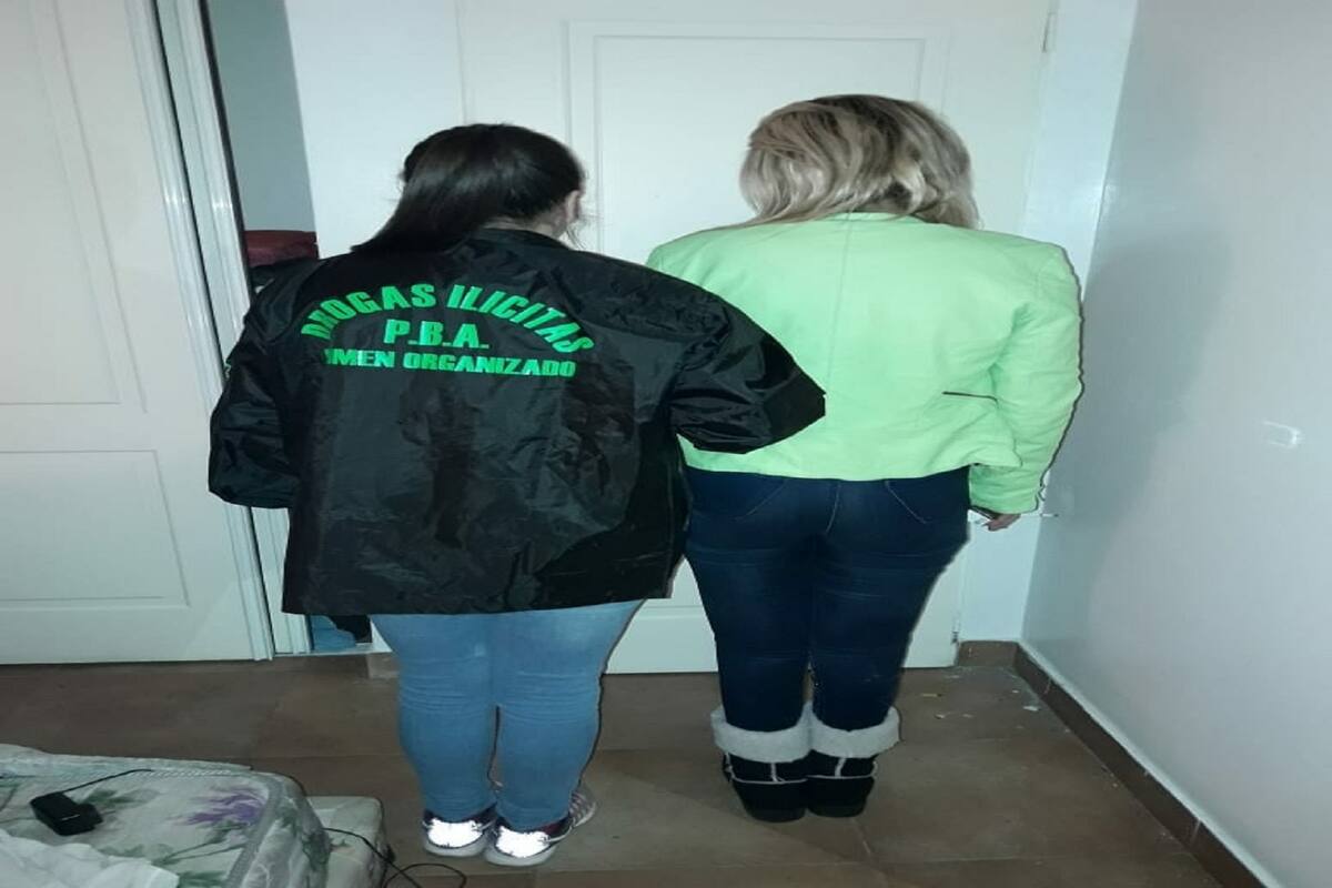 "La Madrina del oeste" al momento de su detención