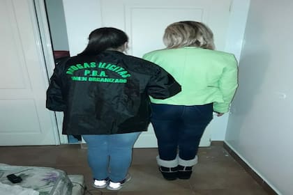 "La Madrina del oeste" al momento de su detención