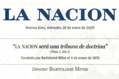 "LA NACION será una tribuna de doctrina"
