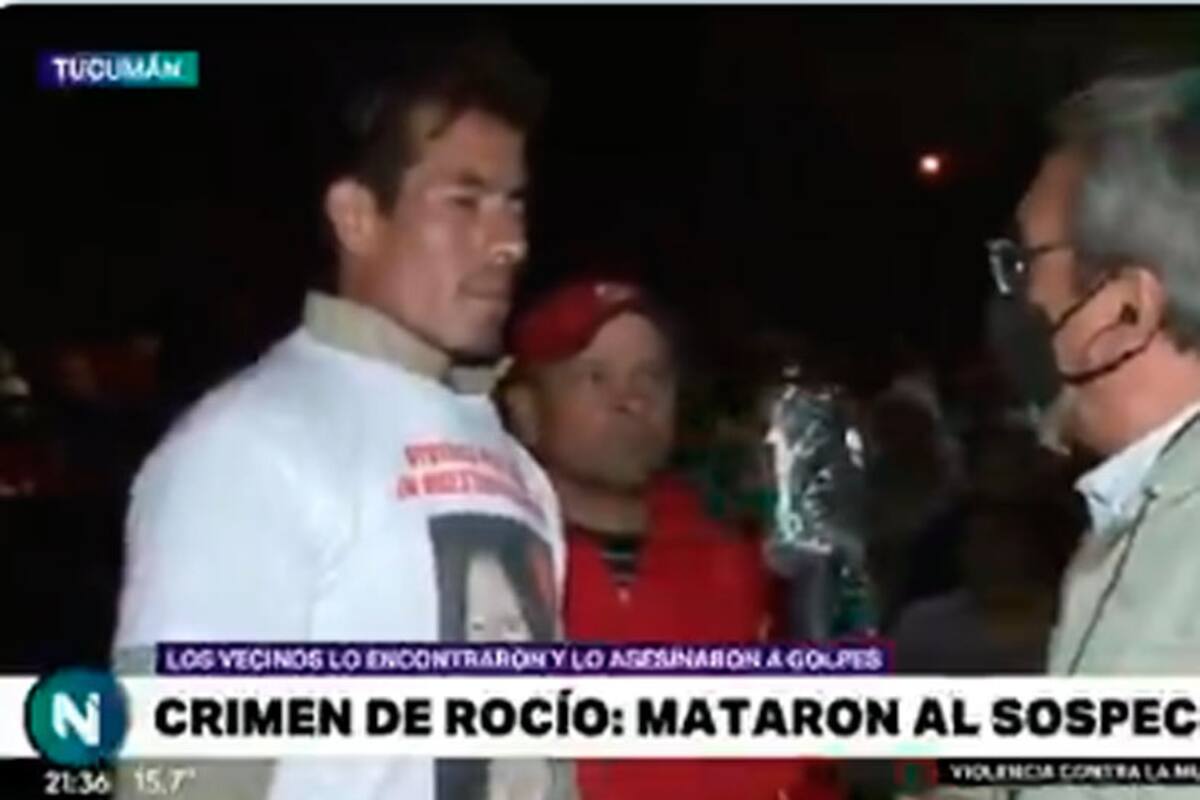 "Mi hija descansará en paz ”, dijo el padre de Abigail Riquel tras el linchamiento del principal sospechoso