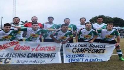 "Nosotros campeones, ustedes invitados", la bandera de la provocación