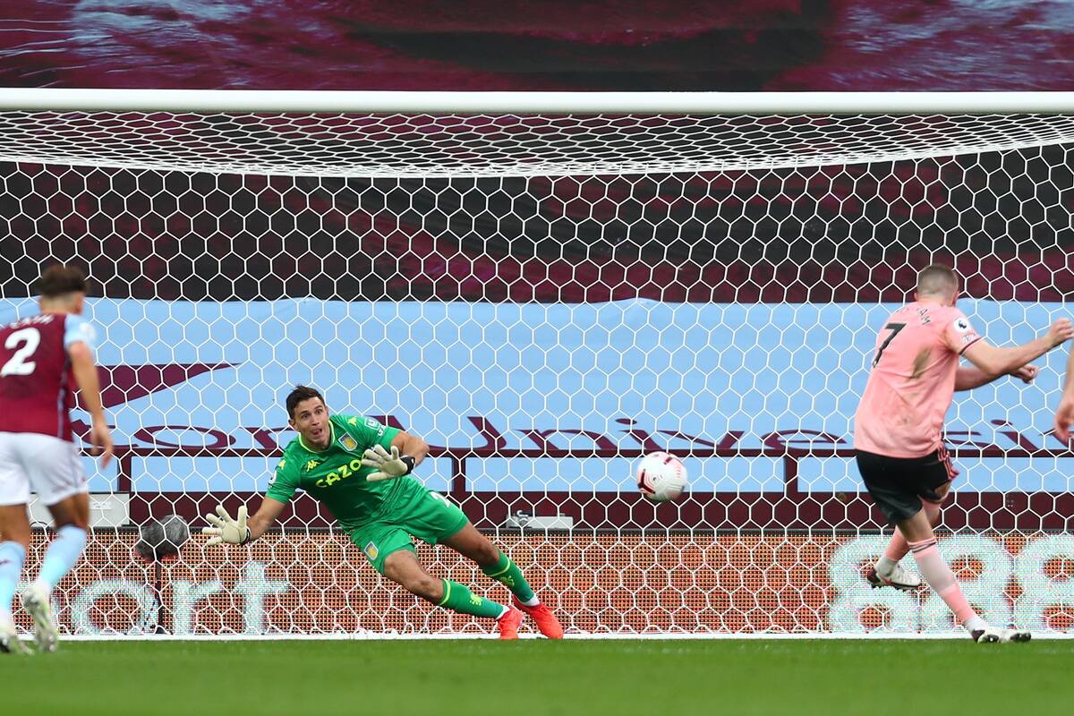 "Para mí fue como marcar un hat-trick". La felicidad de Emi Martínez por atajar un penal en su debut en Aston Villa