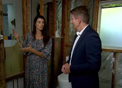 "Parecía una película de terror", dijo Sara Sarson, quien compró la casa junto a su esposo Shaun (A Current Afair)