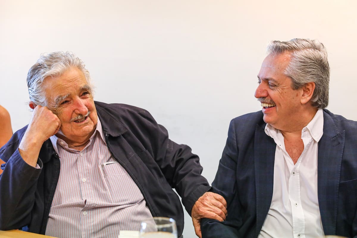 "Pepe" Mujica con Alberto Fernández: "Es un honor tener un amigo que consiguió una changuita de presidente"