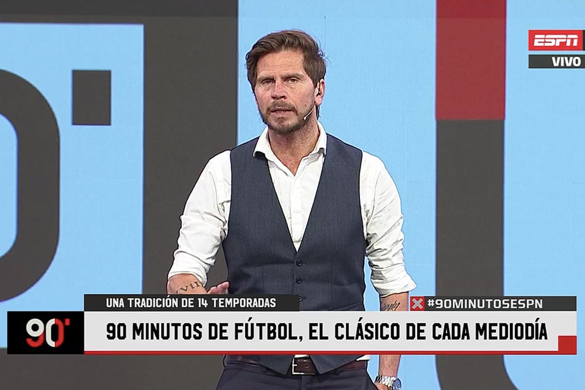 "Pollo" Vignolo, conductor de 90 Minutos de Fútbol