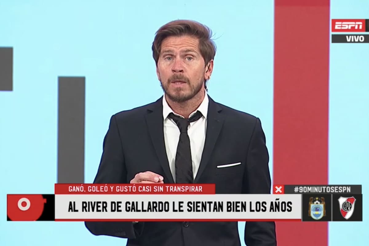 "Pollo" Vignolo, deslumbrado con el River de Gallardo: "Puede salir sin barbijo"