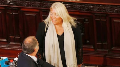 "Qué horror verlo", le dijo Elisa Carrió a Ricardo Lorenzetti en el Congreso