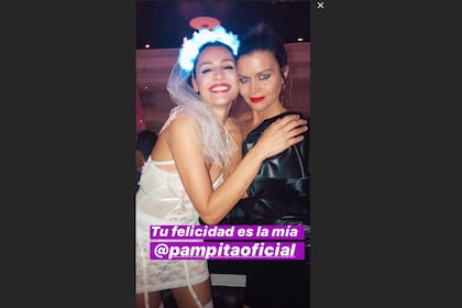 Angie Balbiani, incondicional de Pampita