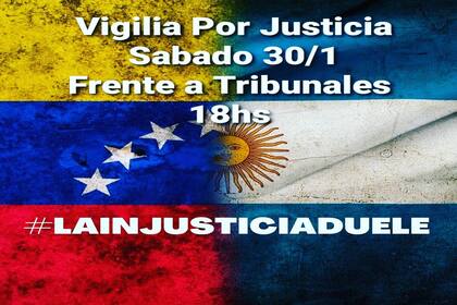 En las redes sociales circula una convocatoria para apoyar el reclamo de la víctima de una violación