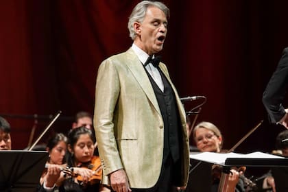 Andrea Bocelli, en el Teatro Colón