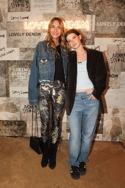 Andrea Bursten y su hija Francesca Ribero.