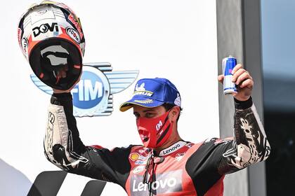 Andrea Dovizioso, de Ducati, conquistó este domingo el Gran Premio de Austria de Moto GP