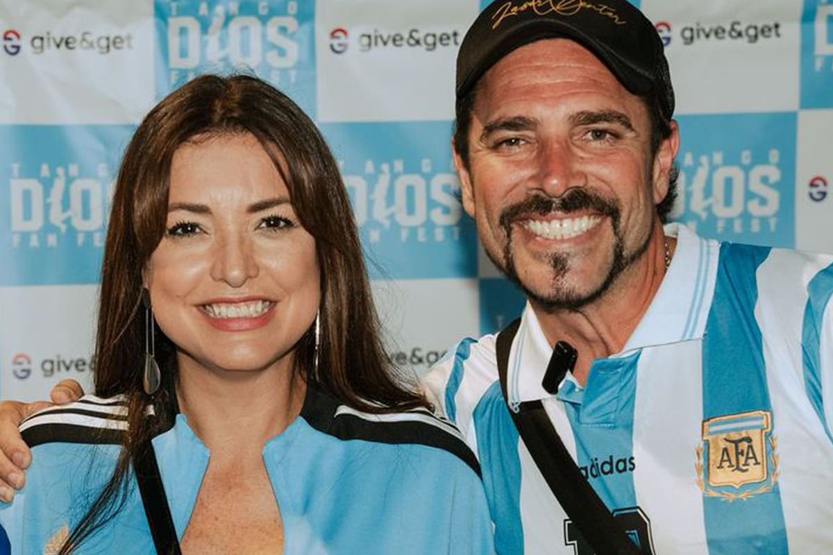 Andrea Estévez y Matías Alé