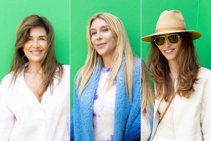 Andrea Frigerio, Amalia Amoedo y Dafne Cejas