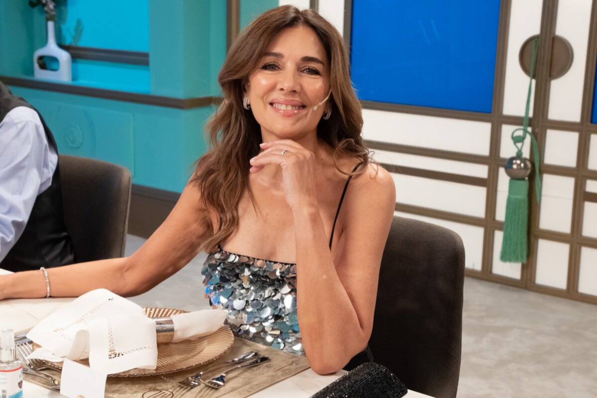 Andrea Frigerio hizo estallar a todos de risa al contar cuál fue su primer papel (Foto: X/@lamesazaarg)