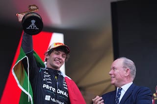 Antonelli, el ganador más joven en Mónaco: sofoca la presión y avasalla en la pista