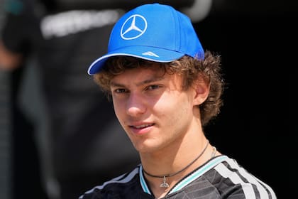 Andrea Kimi Antonelli, piloto de Mercedes y líder del Mundial de F1 (AP Photo/Darko Bandic)