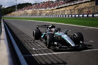 Colapinto contuvo el embate de Gasly y finalizó 10° en Bélgica, donde se impuso Antonelli
